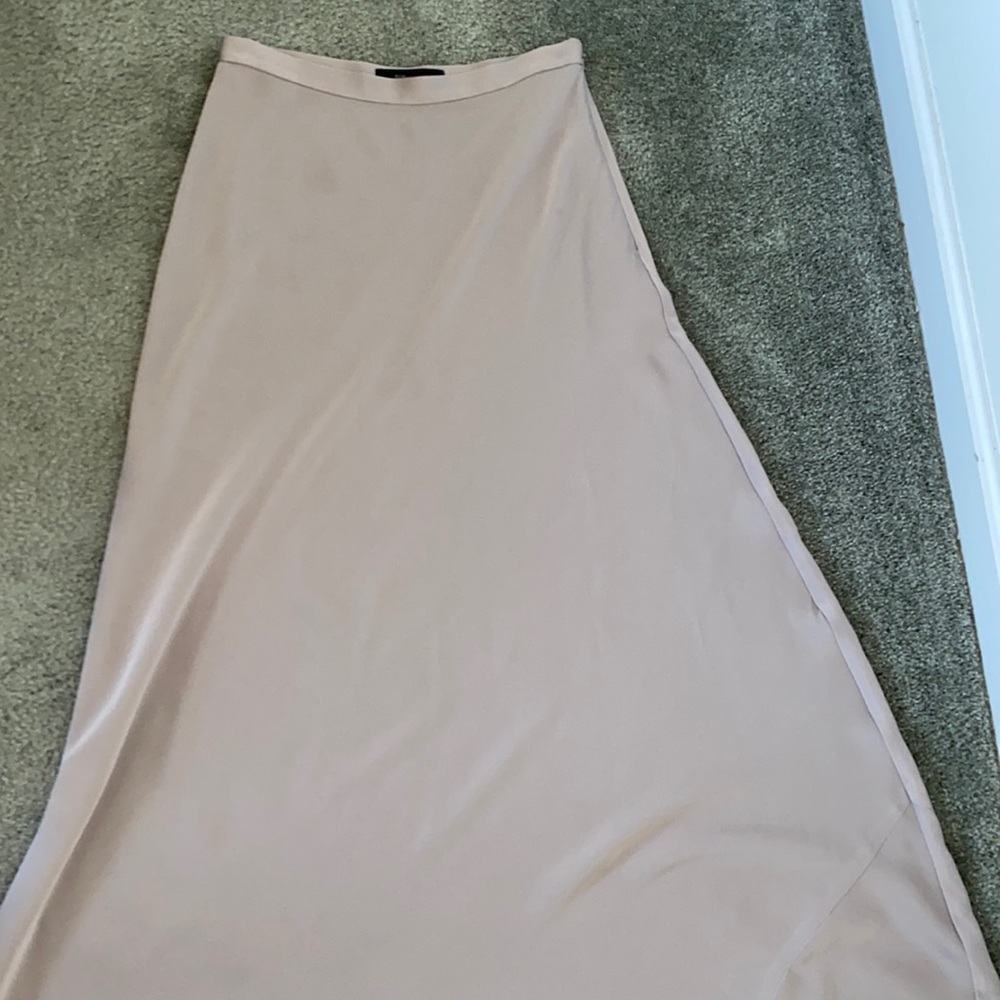 BCBG Long Satin Skirt.